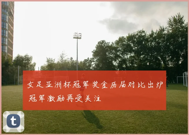 女足亚洲杯冠军奖金历届对比出炉 冠军激励再受关注