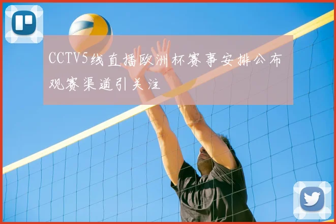 CCTV5线直播欧洲杯赛事安排公布 观赛渠道引关注